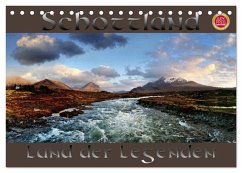 Schottland - Land der Legenden (Tischkalender 2026 DIN A5 quer), CALVENDO Monatskalender