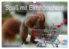 Cover Spaß mit Eichhörnchen! (Wandkalender 2026 DIN A3 quer), CALVENDO Monatskalender