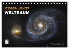 Cover Atemberaubender Weltraum (Tischkalender 2026 DIN A5 quer), CALVENDO Monatskalender