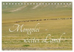 Mongolei - weites Land (Tischkalender 2026 DIN A5 quer), CALVENDO Monatskalender Mongolei - weites Land (Tischkalender 2026 DIN A5 quer), CALVENDO Monatskalender