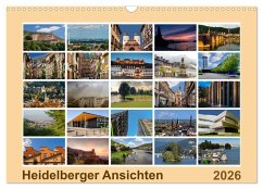 Heidelberg Views - Heidelberger Ansichten (Wandkalender 2026 DIN A3 quer), CALVENDO Monatskalender Heidelberg Views - Heidelberger Ansichten (Wandkalender 2026 DIN A3 quer), CALVENDO Monatskalender