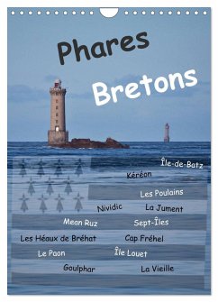 Cover Phares Bretons (Wandkalender 2026 DIN A4 hoch), CALVENDO Monatskalender