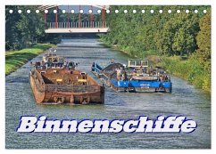Binnenschiffe (Tischkalender 2026 DIN A5 quer), CALVENDO Monatskalender