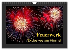 Feuerwerk - Explosives am Himmel (Wandkalender 2026 DIN A4 quer), CALVENDO Monatskalender Cover Feuerwerk - Explosives am Himmel (Wandkalender 2026 DIN A4 quer), CALVENDO Monatskalender