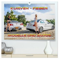 Cover Kurven - Fieber - Modelle und Autos (hochwertiger Premium Wandkalender 2026 DIN A2 quer), Kunstdruck in Hochglanz