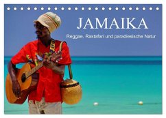 Cover JAMAIKA Reggae, Rastafari und paradiesische Natur. (Tischkalender 2026 DIN A5 quer), CALVENDO Monatskalender
