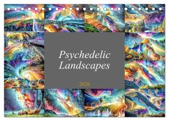 Psychedelic Landscapes (Desk Calendar 2026 DIN A5 landscape), CALVENDO 12 Month DeskCalendar Psychedelic Landscapes (Desk Calendar 2026 DIN A5 landscape), CALVENDO 12 Month DeskCalendar