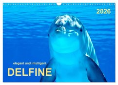 Delfine - elegant und intelligent (Wandkalender 2026 DIN A3 quer), CALVENDO Monatskalender Delfine - elegant und intelligent (Wandkalender 2026 DIN A3 quer), CALVENDO Monatskalender
