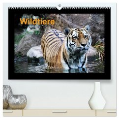 Cover Wildtiere (hochwertiger Premium Wandkalender 2026 DIN A2 quer), Kunstdruck in Hochglanz