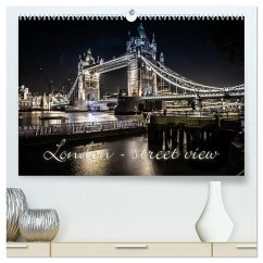 London - street view (CH-Version) (hochwertiger Premium Wandkalender 2026 DIN A2 quer), Kunstdruck in Hochglanz