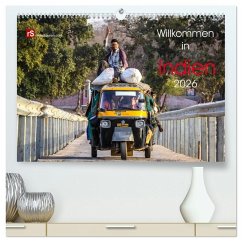 Cover Willkommen in Indien 2026 (hochwertiger Premium Wandkalender 2026 DIN A2 quer), Kunstdruck in Hochglanz