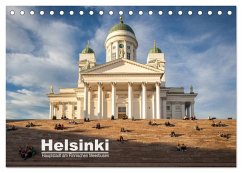 Helsinki - Hauptstadt am Finnischen Meerbusen (Tischkalender 2026 DIN A5 quer), CALVENDO Monatskalender