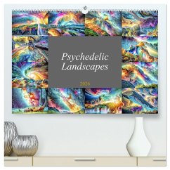 Psychedelic Landscapes (High Quality Premium Wall Calendar 2026 DIN A2 landscape),CALVENDO 12 Month Wall Calendar
