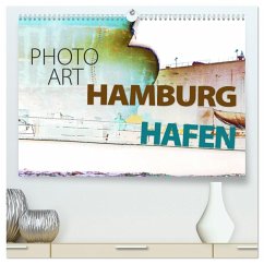 Cover Photo-Art / Hamburg Hafen (hochwertiger Premium Wandkalender 2026 DIN A2 quer), Kunstdruck in Hochglanz