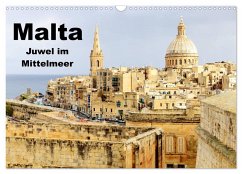 Cover Malta - Juwel im Mittelmeer (Wandkalender 2026 DIN A3 quer), CALVENDO Monatskalender