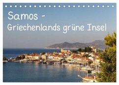 Cover Samos - Griechenlands grüne Insel (Tischkalender 2026 DIN A5 quer), CALVENDO Monatskalender