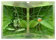 Buddha und Yin Yang (Wandkalender 2026 DIN A4 quer), CALVENDO Monatskalender Buddha und Yin Yang (Wandkalender 2026 DIN A4 quer), CALVENDO Monatskalender