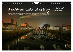 Cover Duisburg Nachtmomente 2026 (Wandkalender 2026 DIN A4 quer), CALVENDO Monatskalender