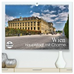 Wien - Haupstadt mit Charme (hochwertiger Premium Wandkalender 2026 DIN A2 quer), Kunstdruck in Hochglanz