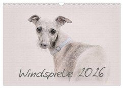 Windspiele 2026 (Wandkalender 2026 DIN A3 quer), CALVENDO Monatskalender Windspiele 2026 (Wandkalender 2026 DIN A3 quer), CALVENDO Monatskalender