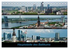 Hauptstädte des Baltikums (Tischkalender 2026 DIN A5 quer), CALVENDO Monatskalender