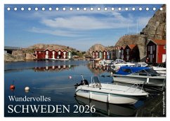 Wundervolles Schweden 2026 (Tischkalender 2026 DIN A5 quer), CALVENDO Monatskalender Wundervolles Schweden 2026 (Tischkalender 2026 DIN A5 quer), CALVENDO Monatskalender