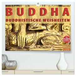 Cover BUDDHA Buddhistische Weisheiten (hochwertiger Premium Wandkalender 2026 DIN A2 quer), Kunstdruck in Hochglanz