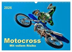 Motocross - mit vollem Risiko (Wandkalender 2026 DIN A3 quer), CALVENDO Monatskalender
