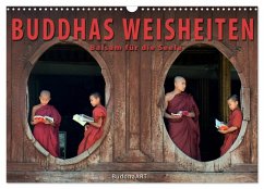 Cover BUDDHAS WEISHEITEN - Balsam für die Seele (Wandkalender 2026 DIN A3 quer), CALVENDO Monatskalender
