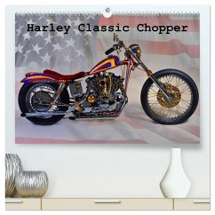 Harley Classic Chopper (hochwertiger Premium Wandkalender 2026 DIN A2 quer), Kunstdruck in Hochglanz Harley Classic Chopper (hochwertiger Premium Wandkalender 2026 DIN A2 quer), Kunstdruck in Hochglanz