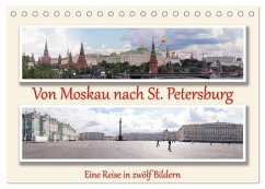 Cover Von Moskau nach St. Petersburg (Tischkalender 2026 DIN A5 quer), CALVENDO Monatskalender