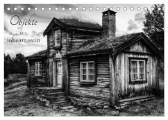 Objekte in schwarz weiss (Tischkalender 2026 DIN A5 quer), CALVENDO Monatskalender