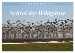 Schrei der Wildgänse (Tischkalender 2026 DIN A5 quer), CALVENDO Monatskalender Schrei der Wildgänse (Tischkalender 2026 DIN A5 quer), CALVENDO Monatskalender