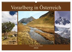 Cover Vorarlberg in Österreich (Wandkalender 2026 DIN A2 quer), CALVENDO Monatskalender