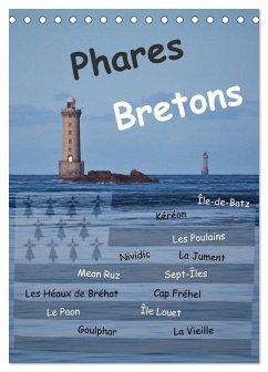 Cover Phares Bretons (Tischkalender 2026 DIN A5 hoch), CALVENDO Monatskalender