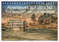 Cover Abenteuer auf dem Nil. Eine Reise von Luxor nach Abu Simbel (Tischkalender 2026 DIN A5 quer), CALVENDO Monatskalender