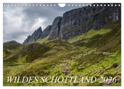 Cover Wildes Schottland 2026 (Wandkalender 2026 DIN A4 quer), CALVENDO Monatskalender