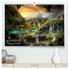 Zwielicht - Fantasylandschaften (hochwertiger Premium Wandkalender 2026 DIN A2 quer), Kunstdruck in Hochglanz