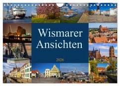 Cover Wismarer Ansichten 2026 (Wandkalender 2026 DIN A4 quer), CALVENDO Monatskalender