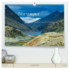 Norwegen - Alpine Landschaften (hochwertiger Premium Wandkalender 2026 DIN A2 quer), Kunstdruck in Hochglanz