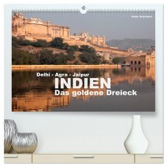 Indien - das goldene Dreieck, Delhi-Agra-Jaipur (hochwertiger Premium Wandkalender 2026 DIN A2 quer), Kunstdruck in Hochglanz