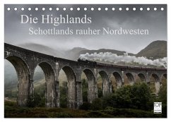 Cover Die Highlands - Schottlands rauher Nordwesten (Tischkalender 2026 DIN A5 quer), CALVENDO Monatskalender