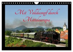 Cover Mit Volldampf durch Mitteleuropa (Wandkalender 2026 DIN A4 quer), CALVENDO Monatskalender