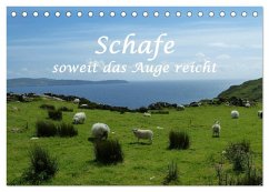 Schafe - soweit das Auge reicht (Tischkalender 2026 DIN A5 quer), CALVENDO Monatskalender