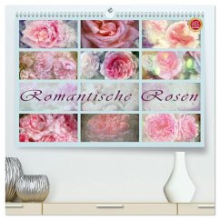 Cover Romantische Rosen (hochwertiger Premium Wandkalender 2026 DIN A2 quer), Kunstdruck in Hochglanz