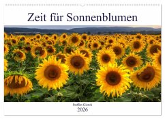 Cover Zeit für Sonnenblumen (Wandkalender 2026 DIN A2 quer), CALVENDO Monatskalender