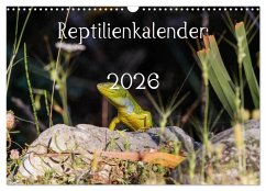 Reptilienkalender 2026 (Wandkalender 2026 DIN A3 quer), CALVENDO Monatskalender Reptilienkalender 2026 (Wandkalender 2026 DIN A3 quer), CALVENDO Monatskalender