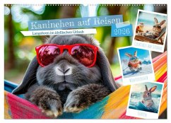 Cover Kaninchen auf Reisen (Wandkalender 2026 DIN A2 quer), CALVENDO Monatskalender