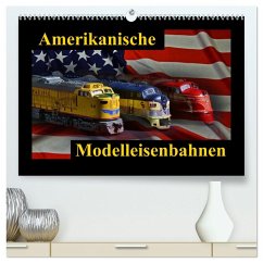 Amerikanische Modelleisenbahnen (hochwertiger Premium Wandkalender 2026 DIN A2 quer), Kunstdruck in Hochglanz Amerikanische Modelleisenbahnen (hochwertiger Premium Wandkalender 2026 DIN A2 quer), Kunstdruck in Hochglanz