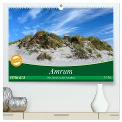 Cover Amrum, die Perle in der Nordsee (hochwertiger Premium Wandkalender 2026 DIN A2 quer), Kunstdruck in Hochglanz